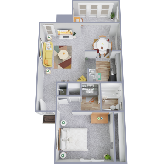 a white refrigerator freezer sitting inside of a room